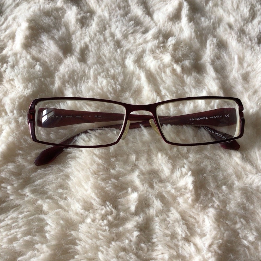 Morel France Koali Eyeglasses Eyewear 6649K Maroon and Purple Frame